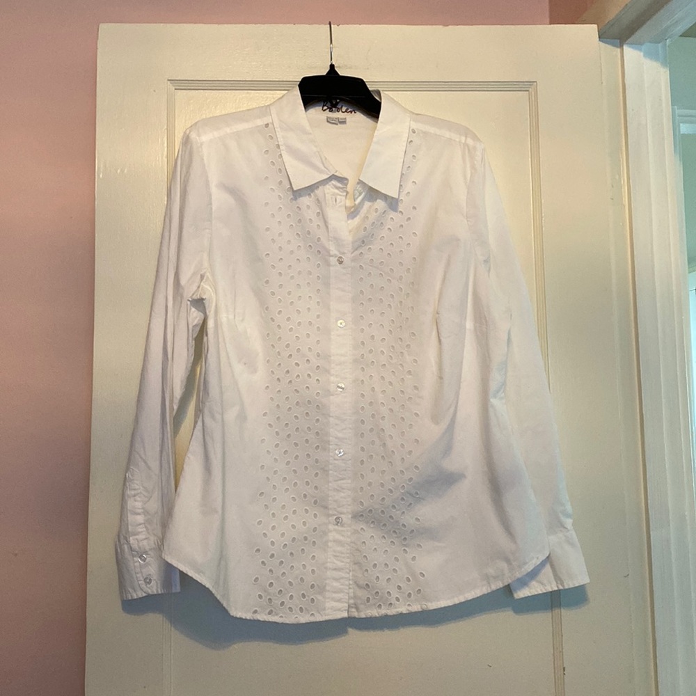 White button down